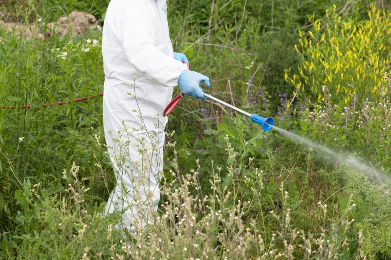 Application of herbicide